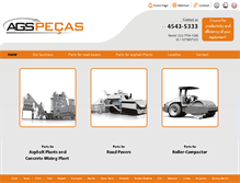 Tablet Screenshot of agspecas.com.br